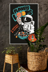 Planets Loops Astronaut Poster | Astronaut Posters