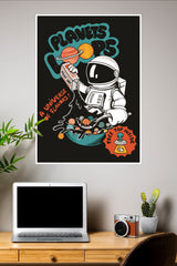 Planets Loops Astronaut Poster | Astronaut Posters