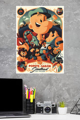 Popeye the Sailor Man Poster | Animated Movie Posters