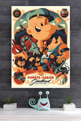 Popeye the Sailor Man Poster | Animated Movie Posters