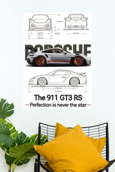 Porsche 911 Gt3 Cars & Bikes Poster | Cars Posters