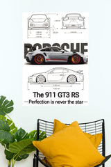 Porsche 911 Gt3 Cars & Bikes Poster | Cars Posters