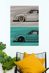 Porsche 964 Rauh Welt Poster | Cars Posters