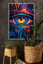 Psychedelic Colorful Eye Poster | Eyes Posters