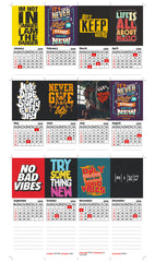 Quotes About Success Premium Table Desk Calendar