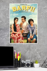 Ranbir Kapoor, Priyanka Chopra, ileana d'cruz Barfi Movie Poster | Bollywood Posters