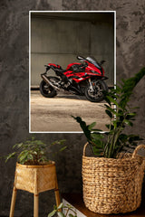 Red BMW S 1000 RR Poster | Bike Posters
