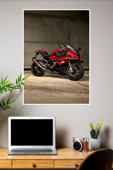 Red BMW S 1000 RR Poster | Bike Posters