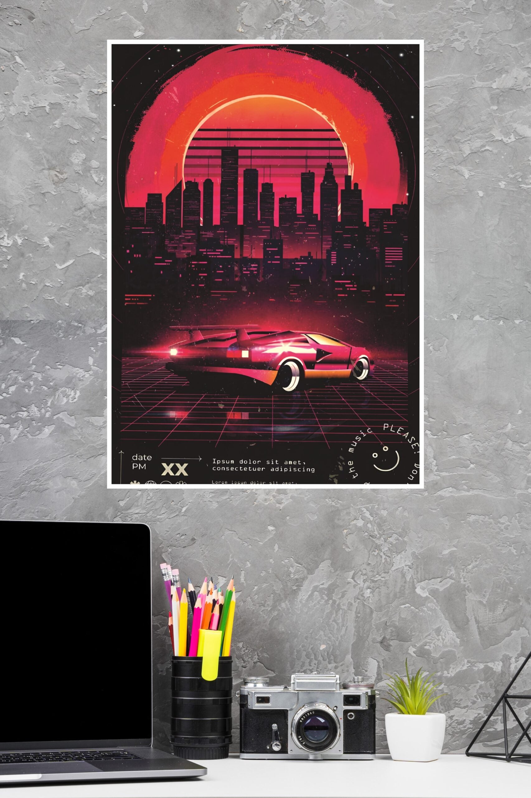 Red Lamborghini Countach Poster | Cars Posters