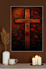 Roses Cross Poster | God Posters