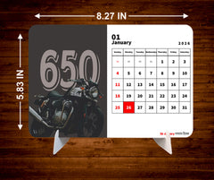 Royal Enfield Interceptor 650 Premium Table Desk Calendar