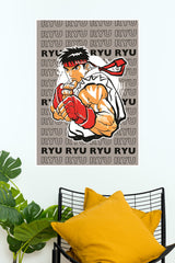 Ryu Street Fighter Poster | Anime Posters