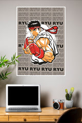 Ryu Street Fighter Poster | Anime Posters