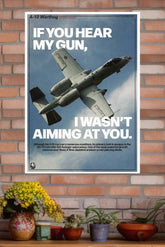 A-10 Warthog Poster | Fighter Plane Posters