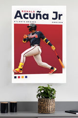 Acuna Jr Poster | Baseball Posters