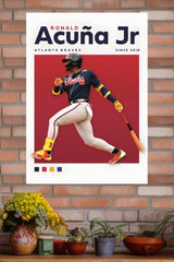 Acuna Jr Poster | Baseball Posters
