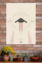 2 Spirit Poster | Fighter Plane Posters