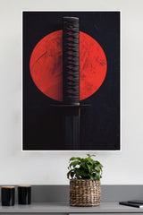 Blood Sun Poster | Samurai Warrior Poster