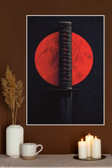 Blood Sun Poster | Samurai Warrior Poster