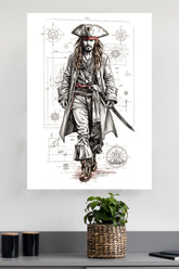 Captain Jack Sparrow Poster | Hollywood Movies Posters
