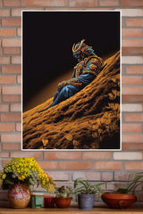 Cyber Shogun Poster | Samurai Warrior Poster