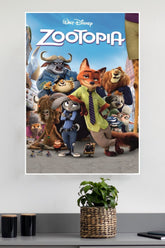 Disney Zootopia Poster | Animated Movie Posters