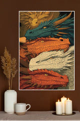 Dragon Art Poster | Animal Posters