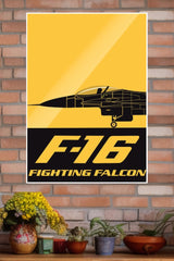 F-16 Fighting Falcon Poster | Fighter Plane Posters