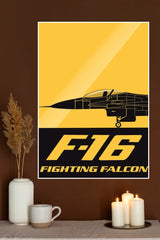 F-16 Fighting Falcon Poster | Fighter Plane Posters