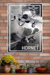 F-18 Hornet Poster | Fighter Plane Posters