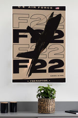 F-22 Raptor Poster | Fighter Plane Posters