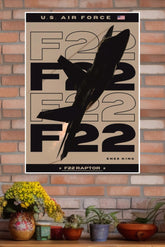 F-22 Raptor Poster | Fighter Plane Posters