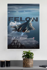 Falcon of the Future Poster | Fighter Plane Posters