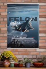 Falcon of the Future Poster | Fighter Plane Posters