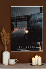 Flight of the Moose Poster | Fighter Plane Posters
