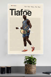 Frances Tiafoe Poster | Tennis Champions Posters