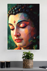 Geometric Buddha Poster | God Posters