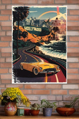 Hollywood Drive Poster | Cars Posters