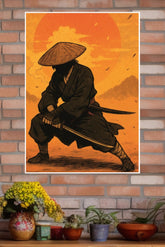 Honor in Solitude Poster | Samurai Warrior Poster