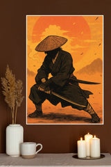 Honor in Solitude Poster | Samurai Warrior Poster