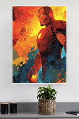 Iron Man Armored Hero Abstract Superhero Wall Poster | Superhero Posters