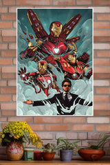 Iron Man Rise of the Iron Guardian Poster | Superhero Posters