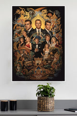 JAMES BOND 007 UNIVERSE The Gentleman Spy Poster | Hollywood Movies Posters