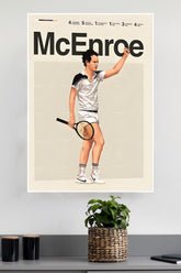 John McEnroe Poster | Tennis Champions Posters