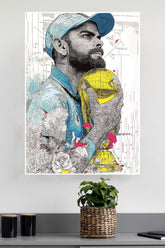 King Virat Kohli Poster | Cricketers Posters