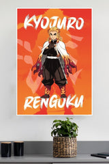 Kyōjurō Rengoku Poster | Anime Posters