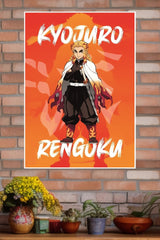 Kyōjurō Rengoku Poster | Anime Posters
