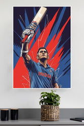 MSDhoni Poster | Cricketers Posters
