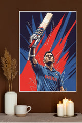 MSDhoni Poster | Cricketers Posters