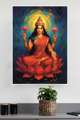 Maa Lakshmi–Goddess of Wealth Poster | God Posters